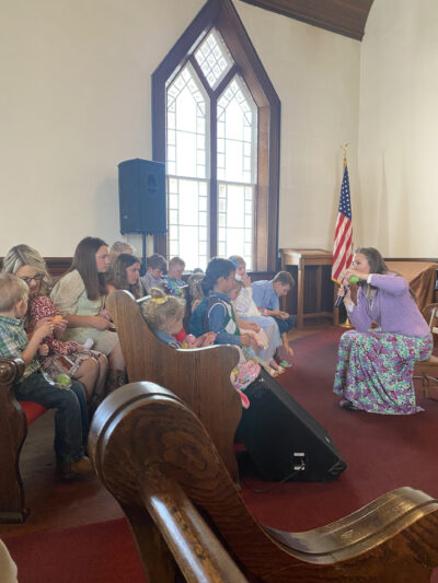 A Lady Explains About God In The Church